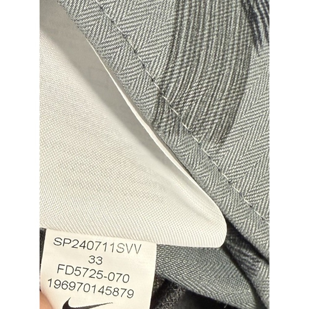 Nike Tour Golf Chino Shorts Mens‎ 33 Gray Printed Water Repellent FD5725-070 - Picture 9 of 9